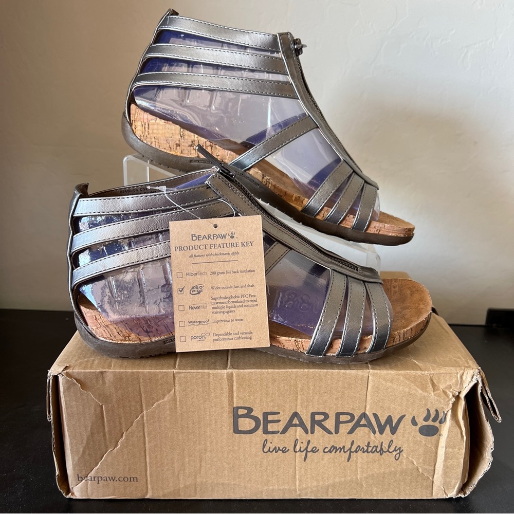 Bearpaw Layla grey Silver sandal - Picture 6 of 7